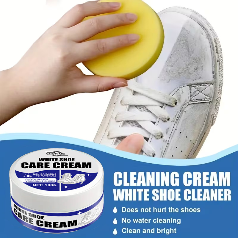Sneaker Cleaner - Crema detergente per scarpe bianca: Smacchiatore