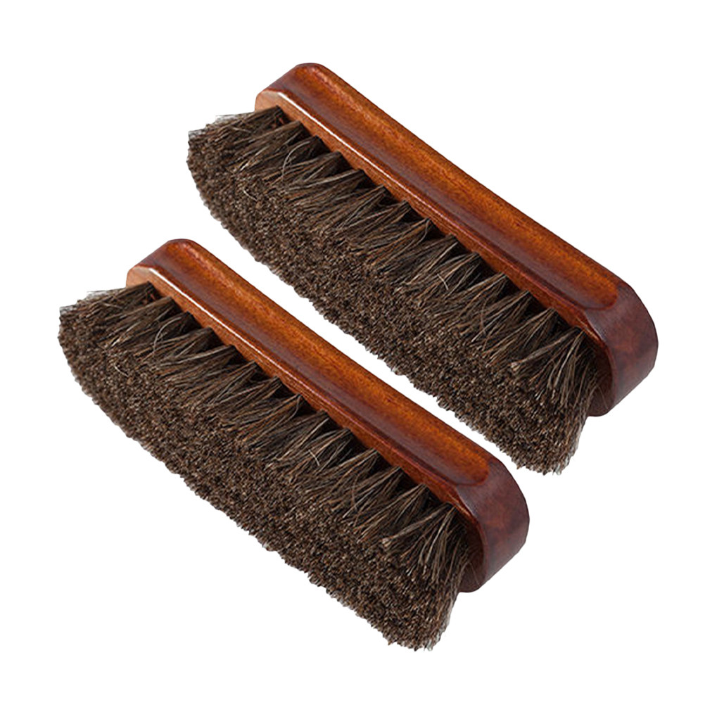 Shoe Cleaning Brush - 2 spazzole in legno con setole