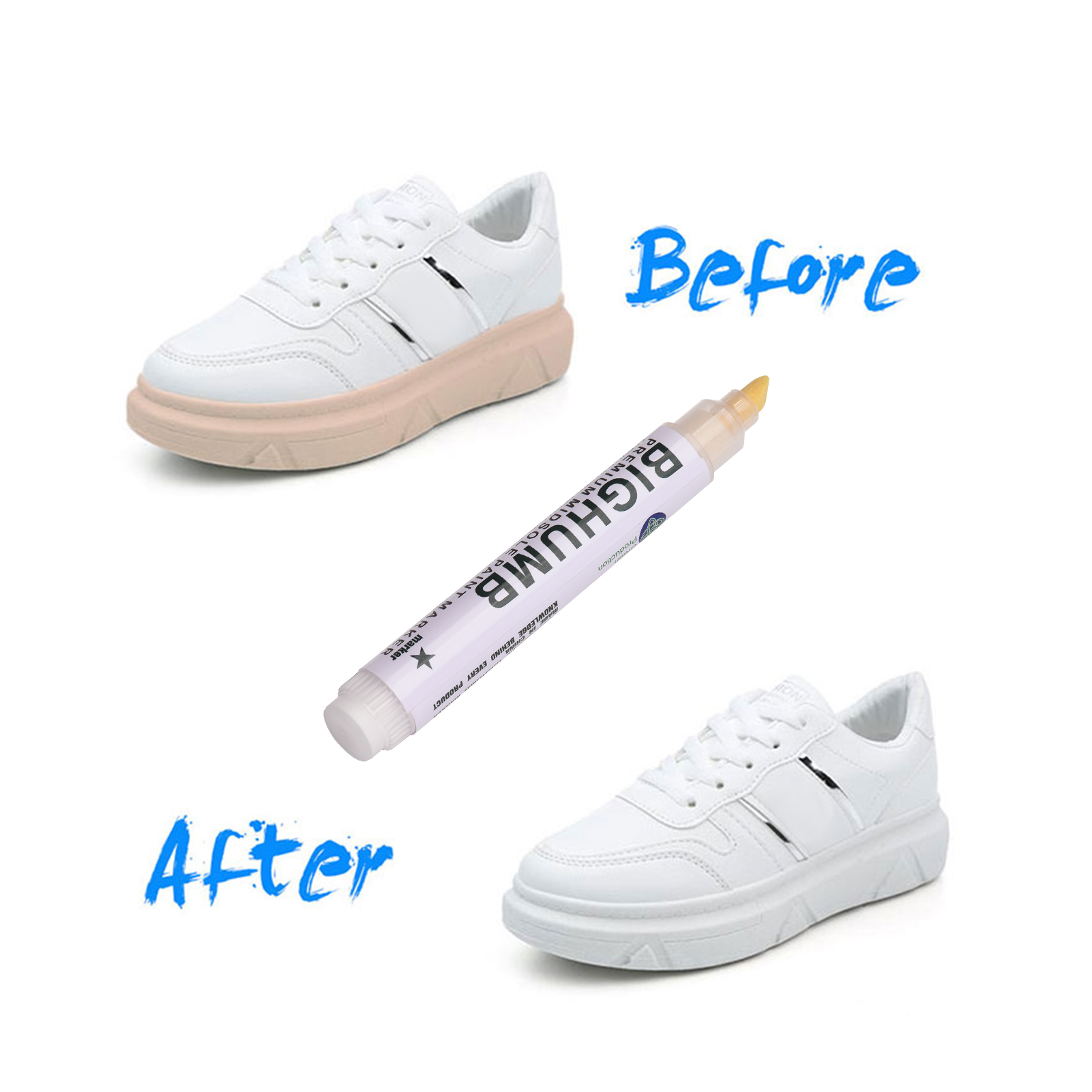Pennarello BIGTHUMB Premium pe - Sneaker Care Spray recensione e prezzo